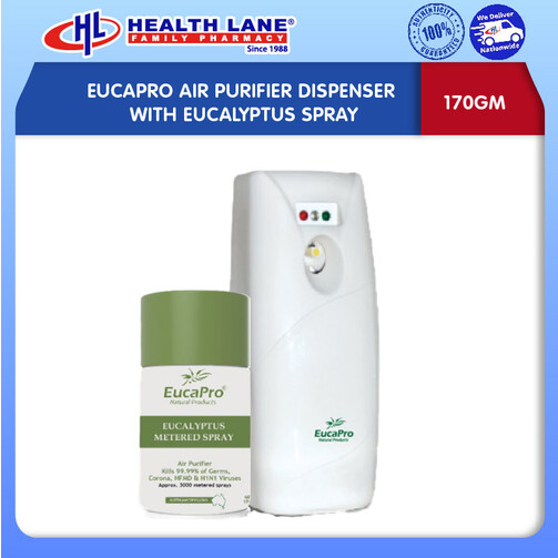 EUCAPRO AIR PURIFIER DISPENSER DENGAN EUCALYPTUS SPRAY 170GM